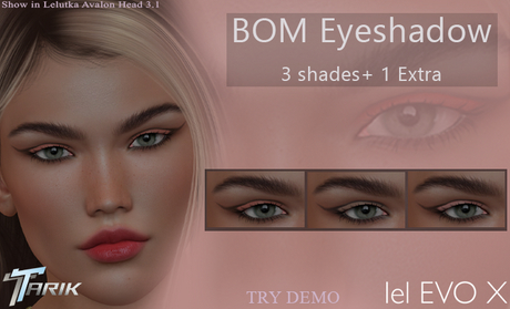 Second Life Marketplace - -- T. TARIK -- Makeup Eyeshadow 02 Nude //BOM